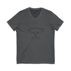 Unisex Jersey Short Sleeve V-Neck Tee