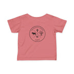 Infant Tee — 'Grayson's Ridge Farm' Minimal Farm Crest Baby T‑Shirt