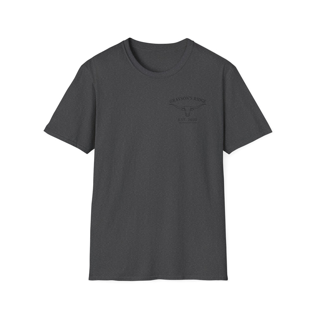 Longhorn Bull Graphic T-Shirt — Rustic Western Ranch Tee