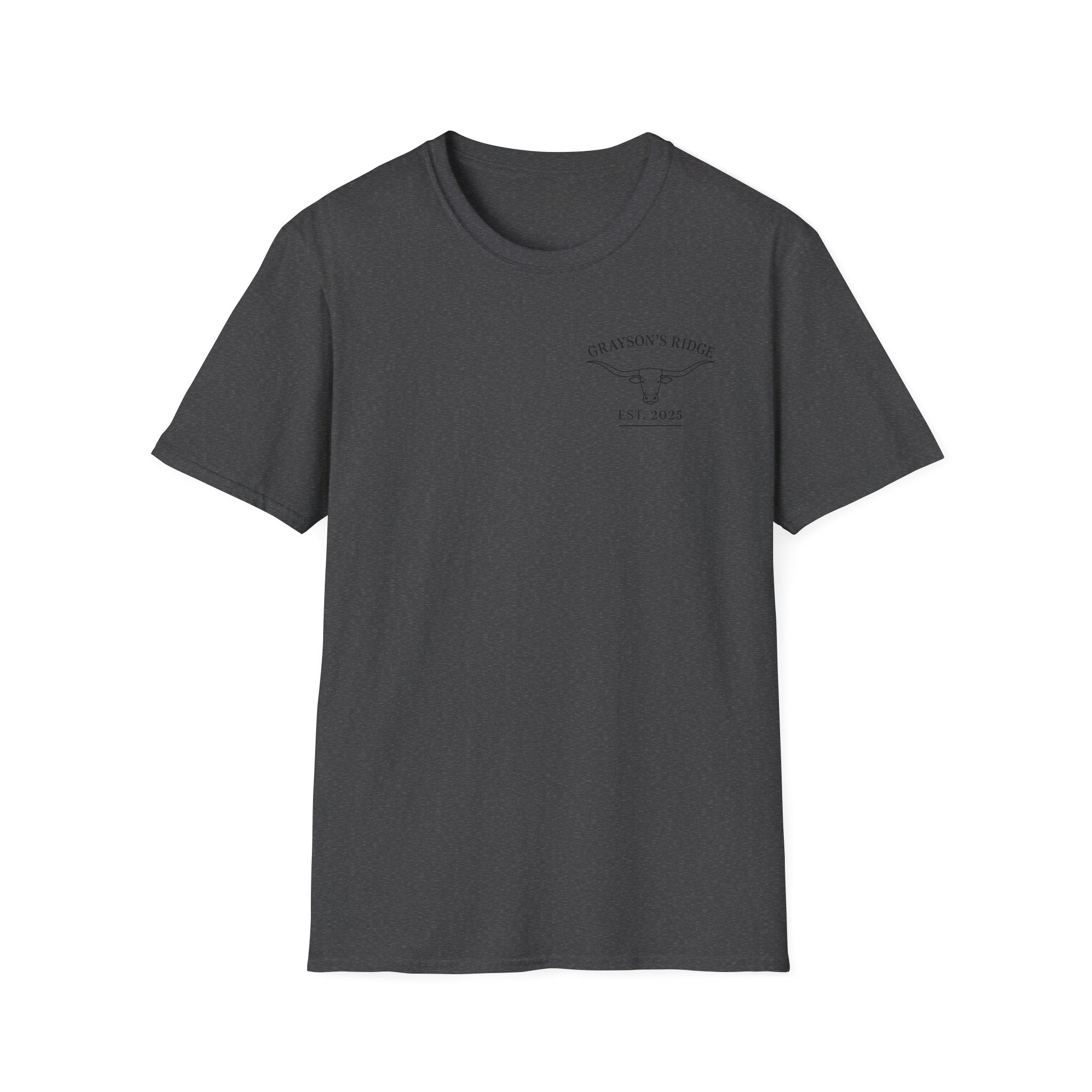 Longhorn Bull Graphic T-Shirt — Rustic Western Ranch Tee