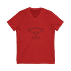 Unisex Jersey Short Sleeve V-Neck Tee