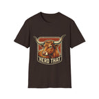 Herd That Bull Graphic T-Shirt — Farm Logo Back
