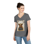 Straight Out The Pen Longhorn V-Neck Tee
