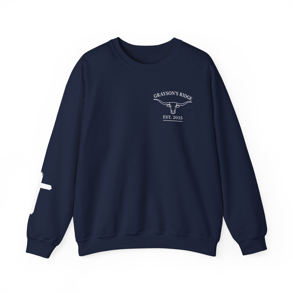 Crewneck Sweatshirt — Grayson’s Farm Vintage Logo (Established 2022)