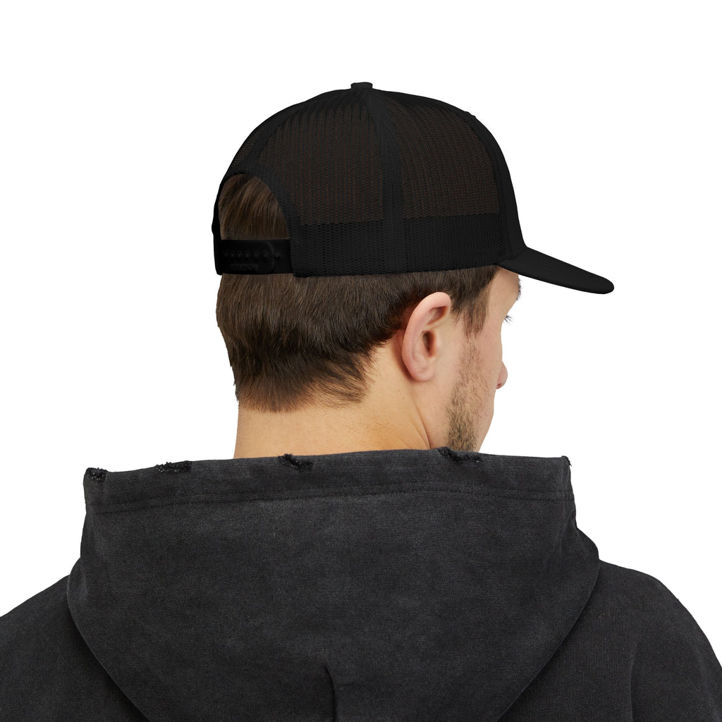 Embroidered Fishing Trucker Cap — Retro Angler Snapback
