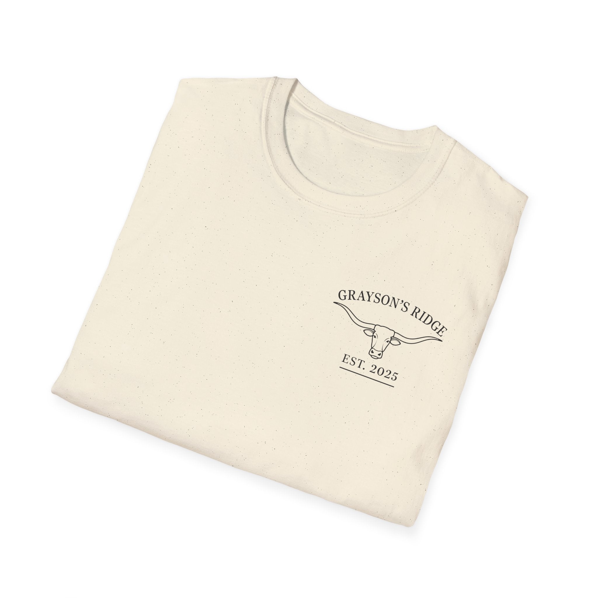 Longhorn Bull Graphic T-Shirt — Rustic Western Ranch Tee