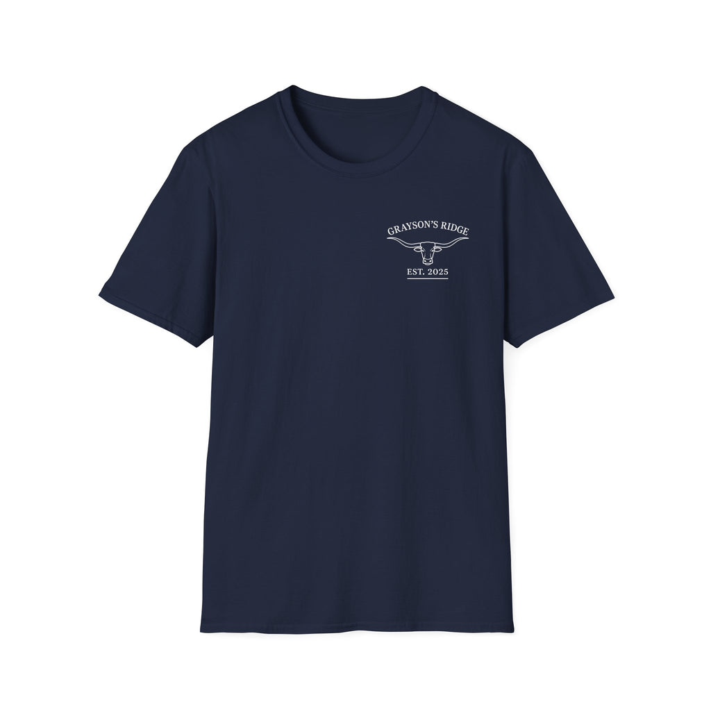 Longhorn Bull Graphic T-Shirt — Rustic Western Ranch Tee