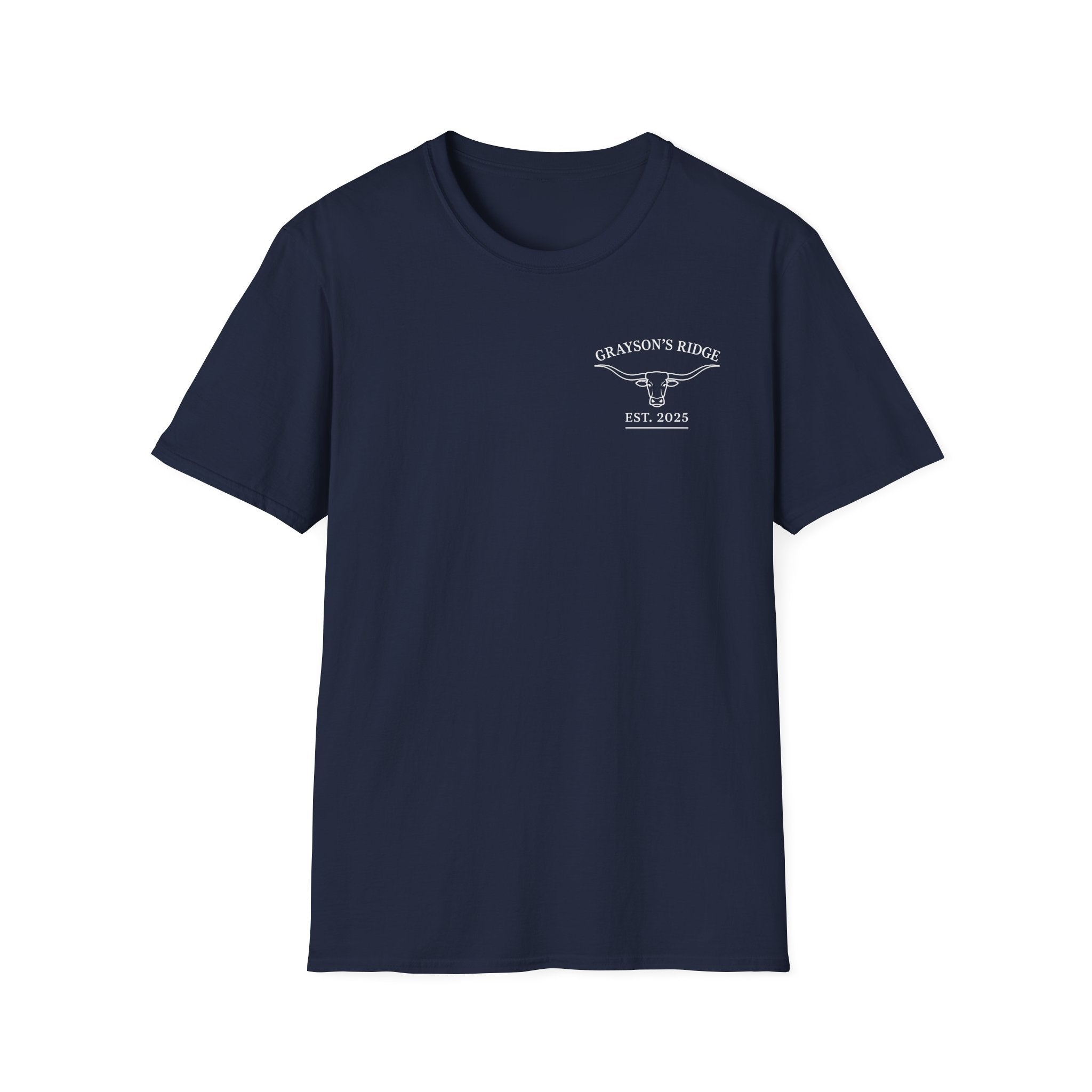 Longhorn Bull Graphic T-Shirt — Rustic Western Ranch Tee