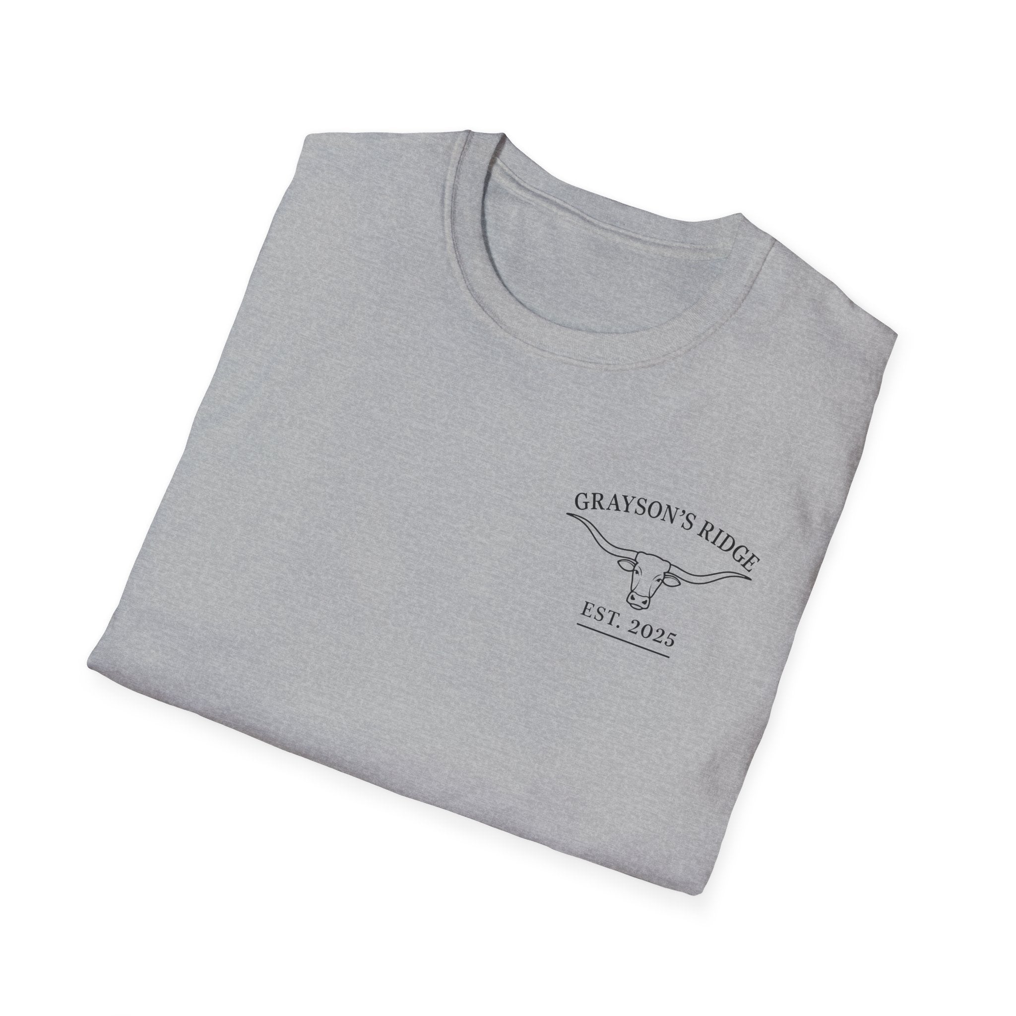 Longhorn Bull Graphic T-Shirt — Rustic Western Ranch Tee