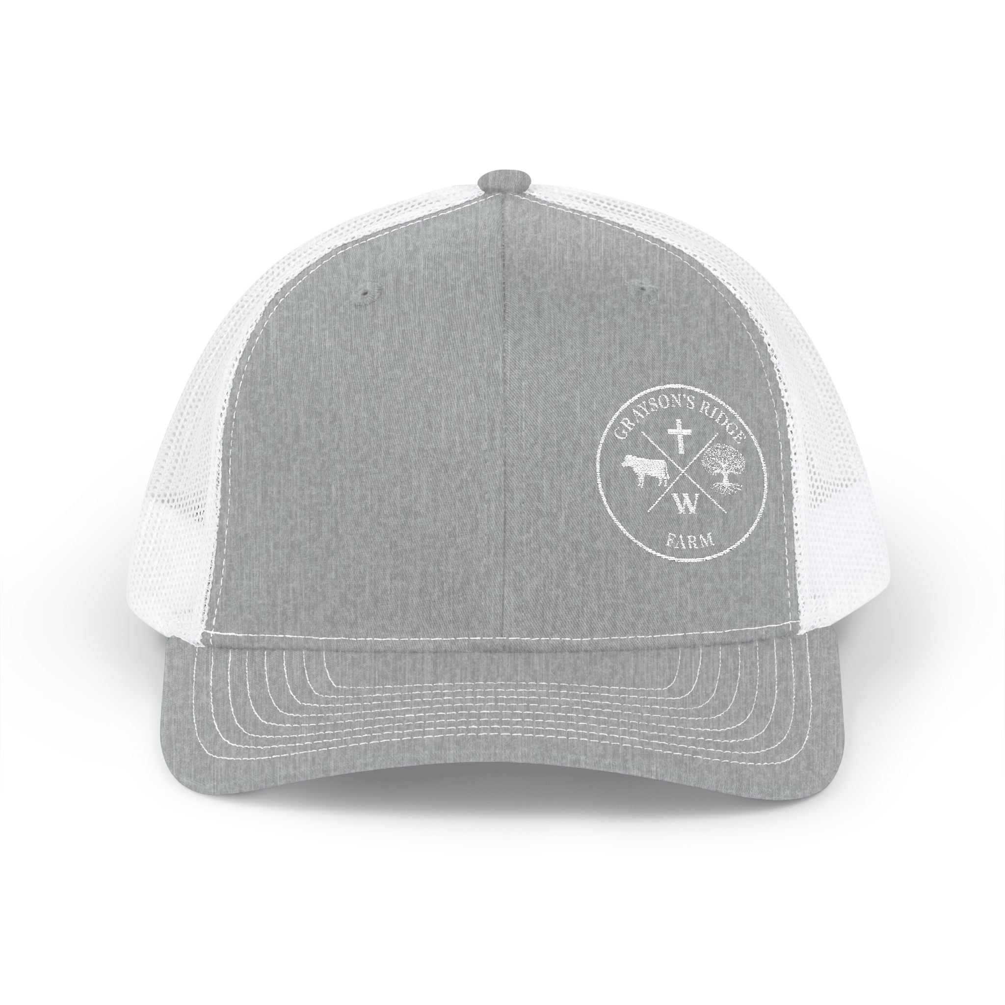 Embroidered Fishing Trucker Cap — Retro Angler Snapback