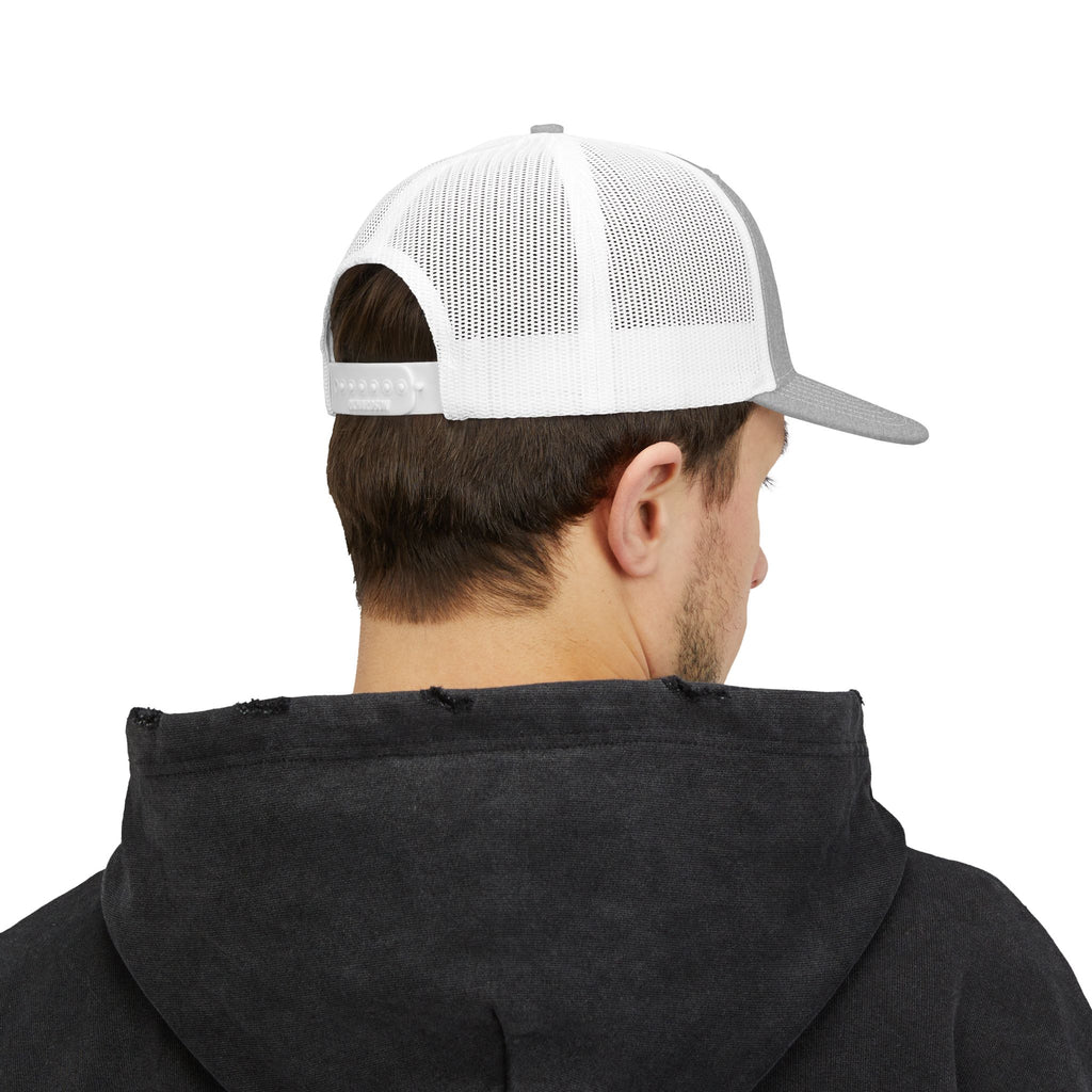 Embroidered Fishing Trucker Cap — Retro Angler Snapback