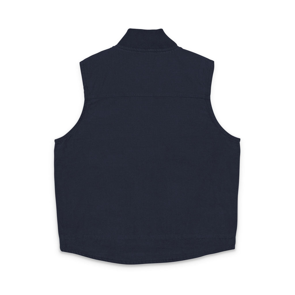 Duck Cloth Vest — Embroidered Heart & Wings Workwear Vest