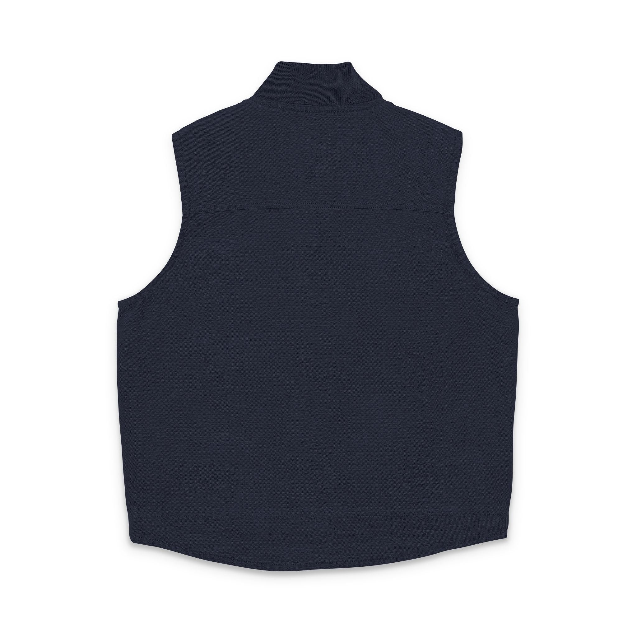 Duck Cloth Vest — Embroidered Heart & Wings Workwear Vest