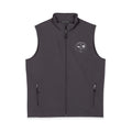 Men's Soft Shell Vest — Small Mountain Patch Chest Logo (Outdoor, Casual)