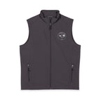 Men's Soft Shell Vest — Small Mountain Patch Chest Logo (Outdoor, Casual)