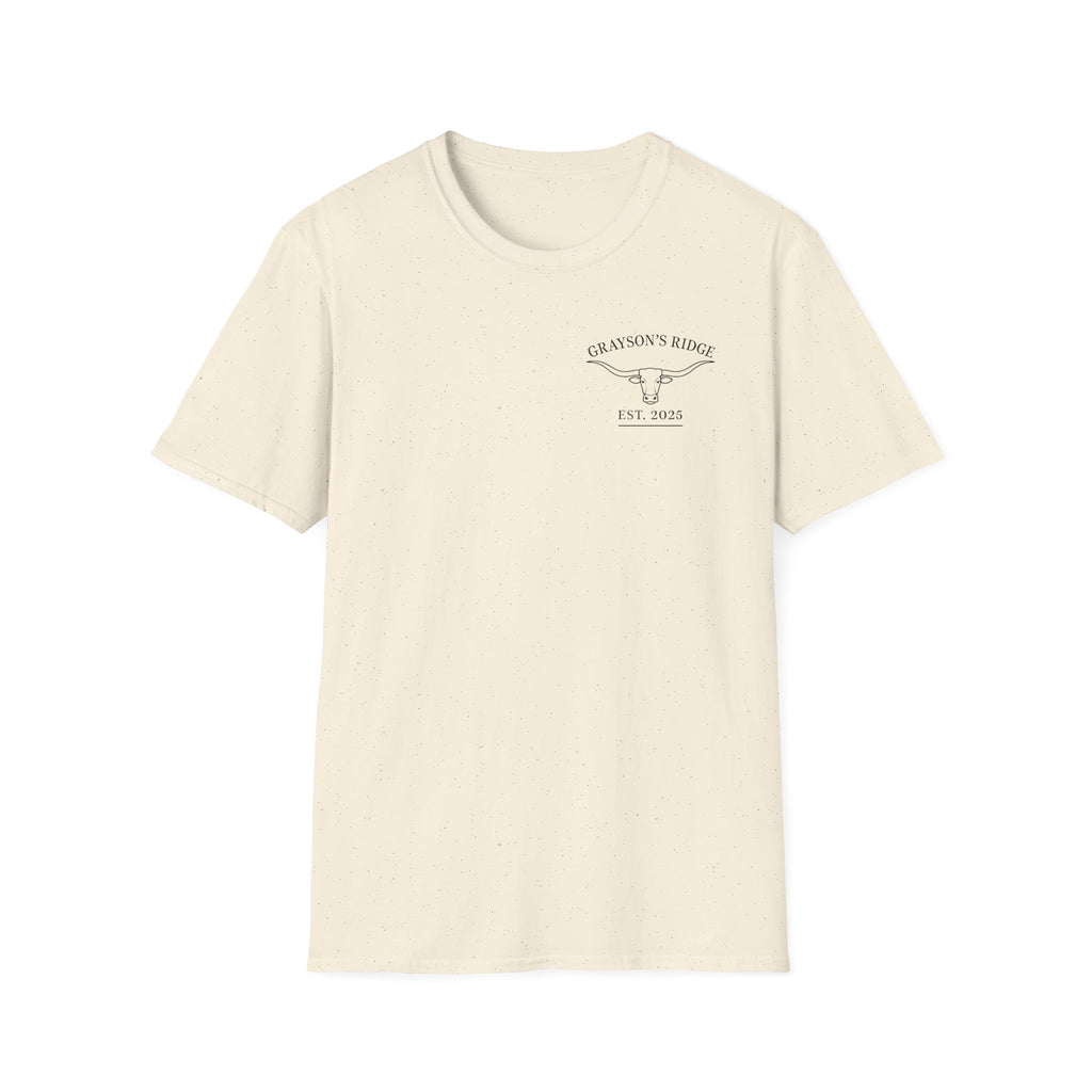 Longhorn Bull Graphic T-Shirt — Rustic Western Ranch Tee