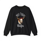 Not Today Heifer Crewneck Sweatshirt — Funny Cow Graphic Pullover for Women & Farm Lovers