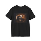 Longhorn Bull Graphic T-Shirt — Rustic Western Ranch Tee