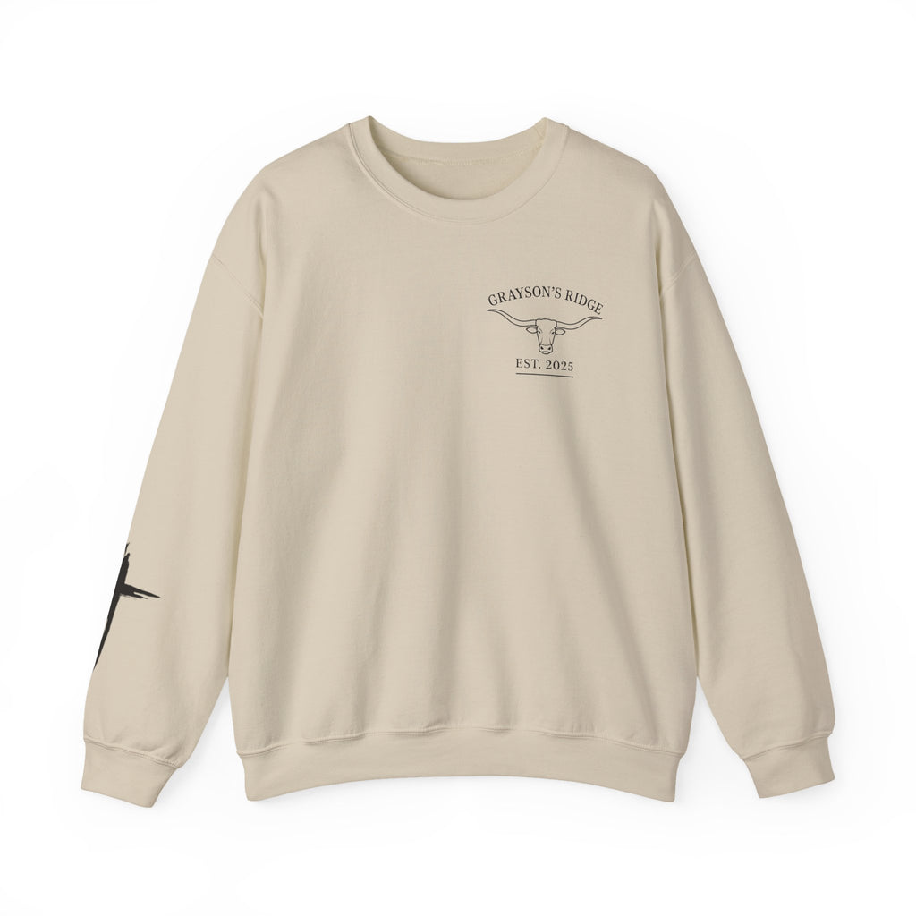 Crewneck Sweatshirt — Grayson’s Farm Vintage Logo (Established 2022)