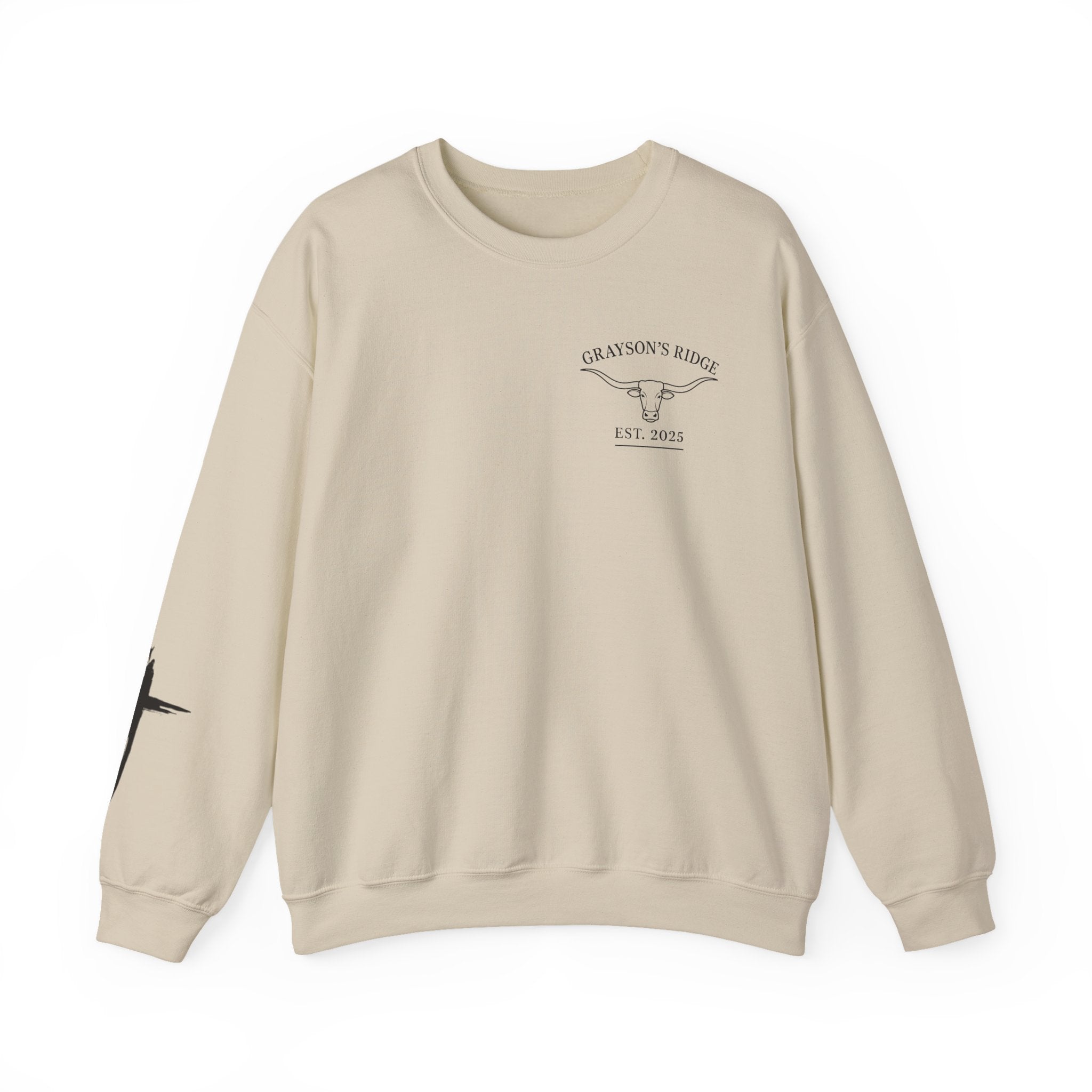 Crewneck Sweatshirt — Grayson’s Farm Vintage Logo (Established 2022)