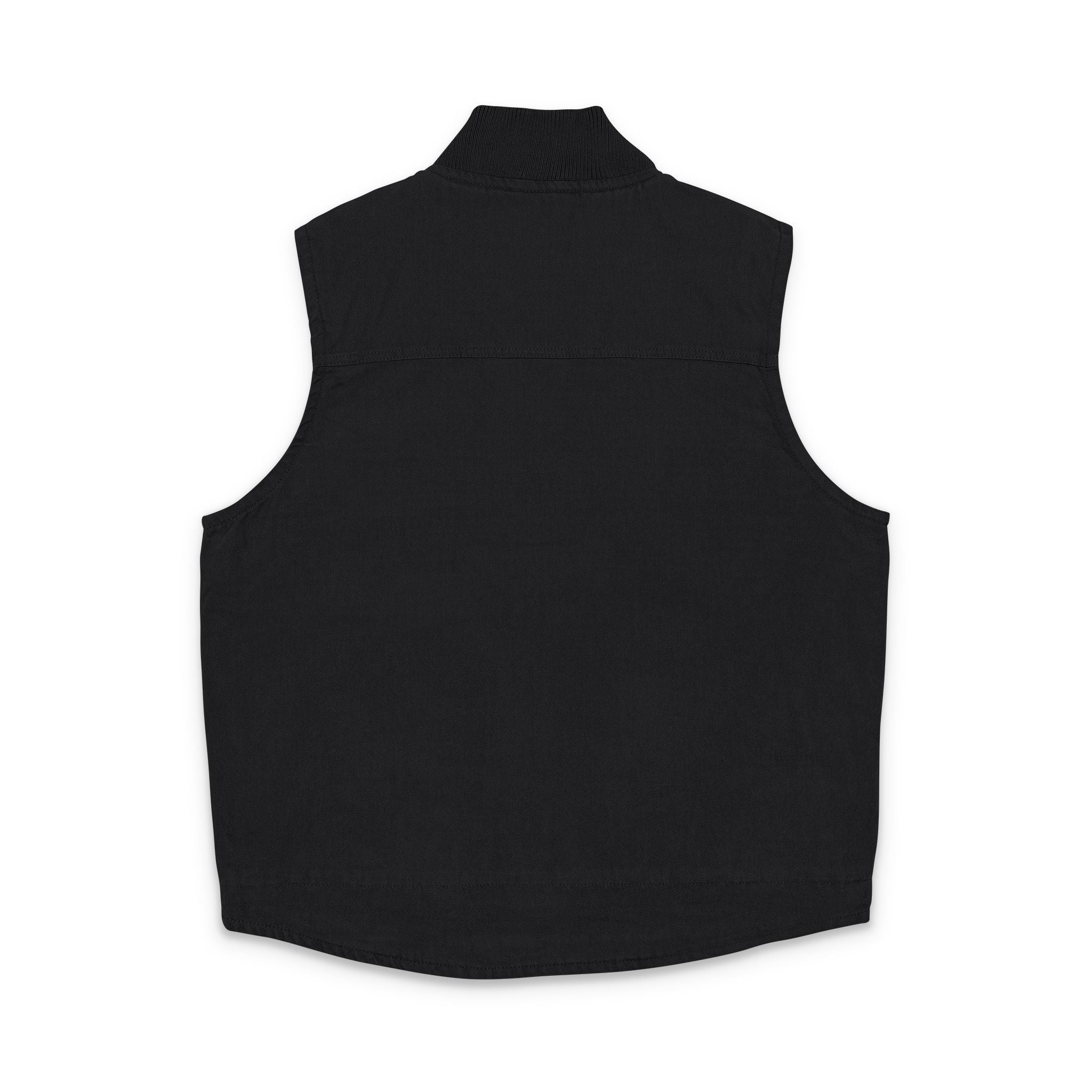 Duck Cloth Vest — Embroidered Heart & Wings Workwear Vest