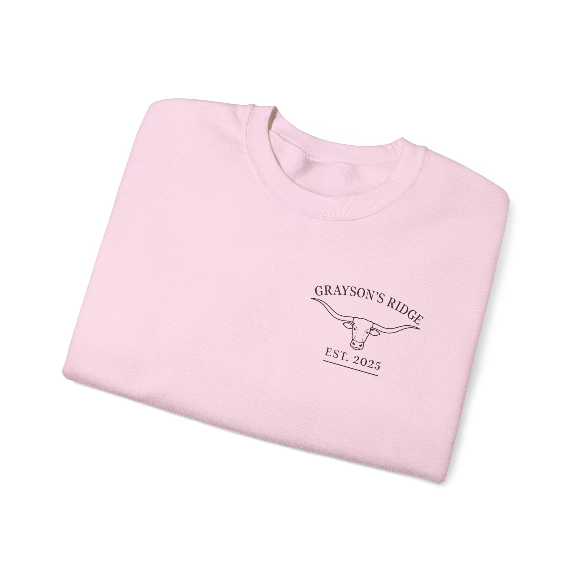 Crewneck Sweatshirt — Grayson’s Farm Vintage Logo (Established 2022)