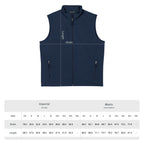 Men's Soft Shell Vest — Small Mountain Patch Chest Logo (Outdoor, Casual)