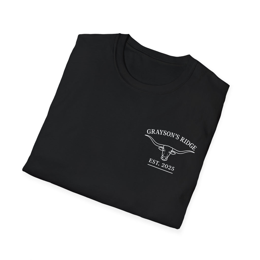 Longhorn Bull Graphic T-Shirt — Rustic Western Ranch Tee