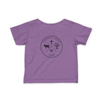 Infant Tee — 'Grayson's Ridge Farm' Minimal Farm Crest Baby T‑Shirt