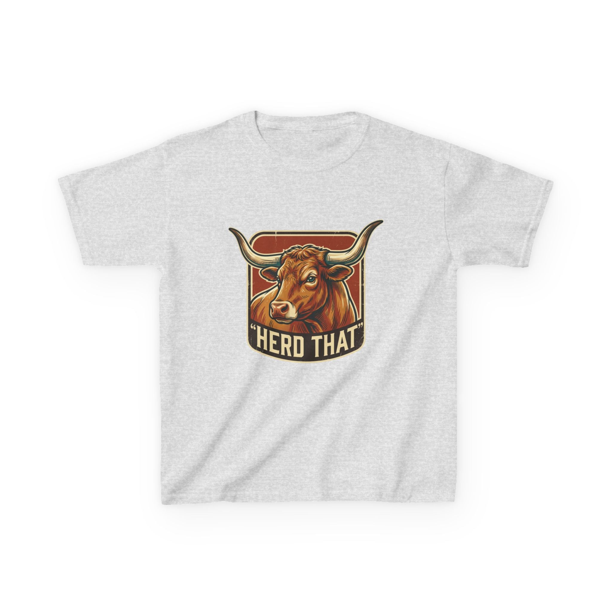 Kids Tee - 'Herd That' Longhorn Graphic Shirt