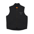 Duck Cloth Vest — Embroidered Heart & Wings Workwear Vest