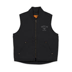 Duck Cloth Vest — Embroidered Heart & Wings Workwear Vest