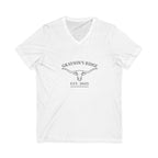 Unisex Jersey Short Sleeve V-Neck Tee