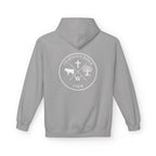 Farm Crest Hoodie – Grey "Grayson’s Ridge Farm" Pullover