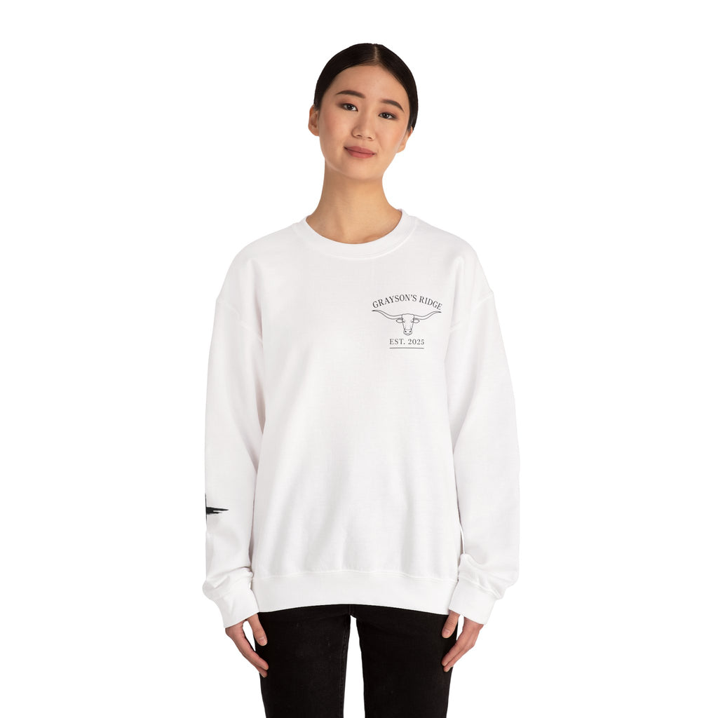 Crewneck Sweatshirt — Grayson’s Farm Vintage Logo (Established 2022)
