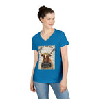 Straight Out The Pen Longhorn V-Neck Tee