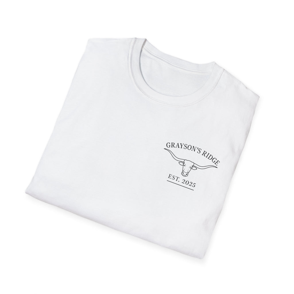 Longhorn Bull Graphic T-Shirt — Rustic Western Ranch Tee
