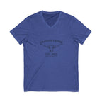 Unisex Jersey Short Sleeve V-Neck Tee