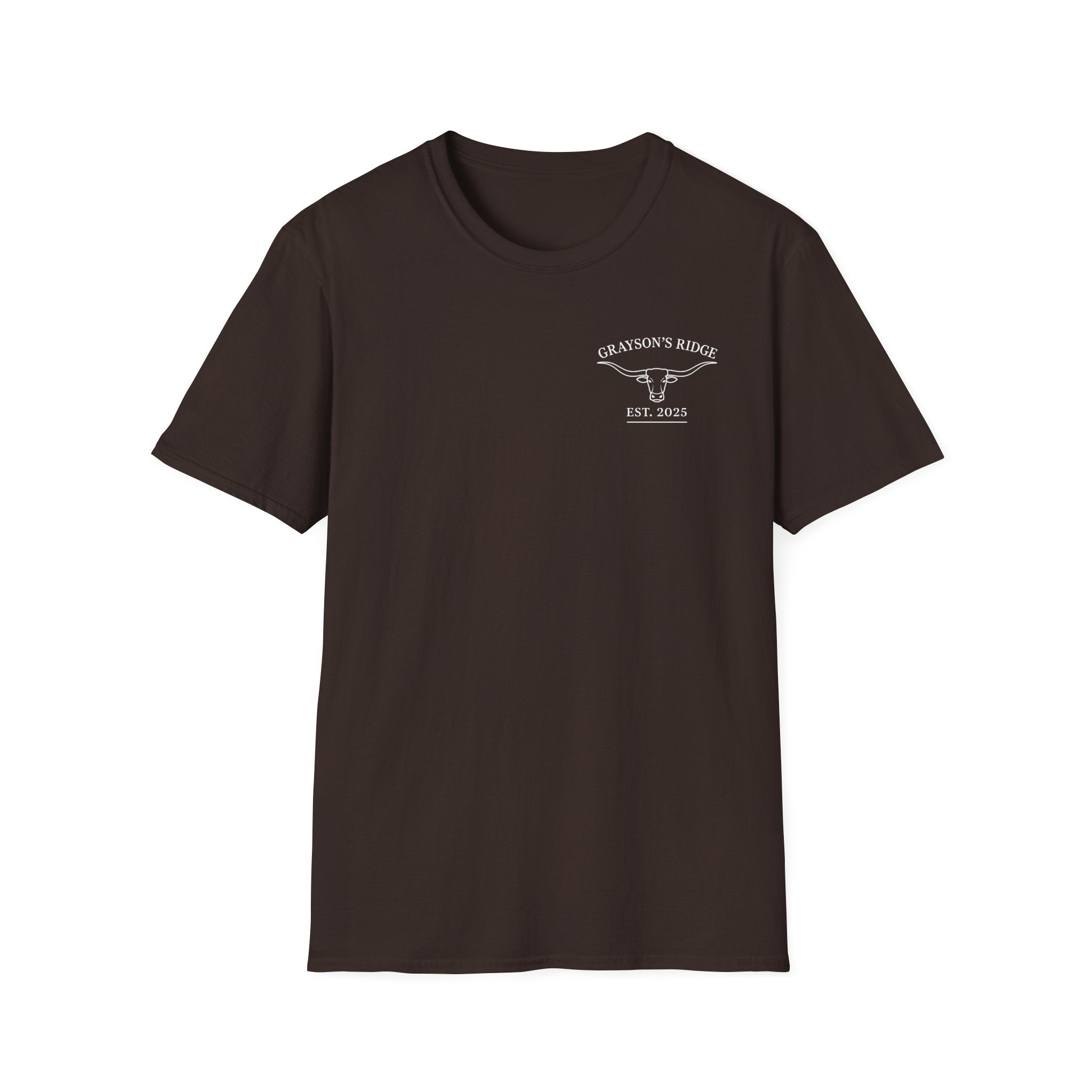 Longhorn Bull Graphic T-Shirt — Rustic Western Ranch Tee