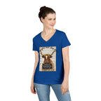 Straight Out The Pen Longhorn V-Neck Tee