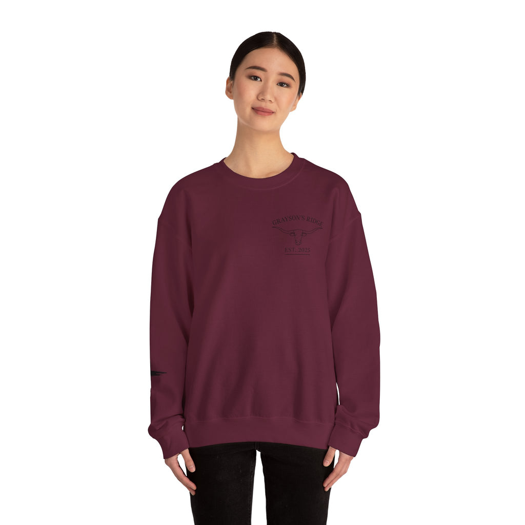 Crewneck Sweatshirt — Grayson’s Farm Vintage Logo (Established 2022)