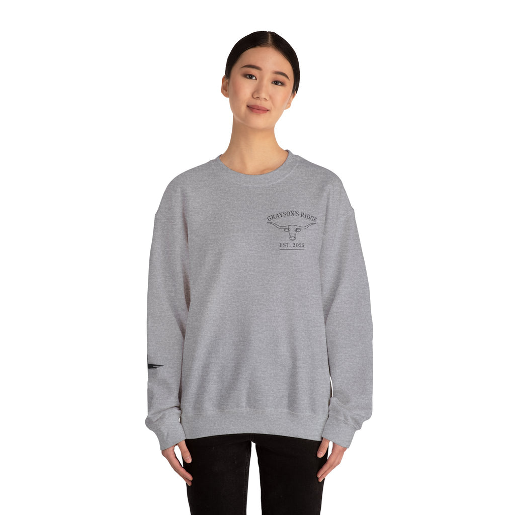 Crewneck Sweatshirt — Grayson’s Farm Vintage Logo (Established 2022)
