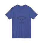 Unisex Jersey Short Sleeve V-Neck Tee