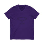 Unisex Jersey Short Sleeve V-Neck Tee