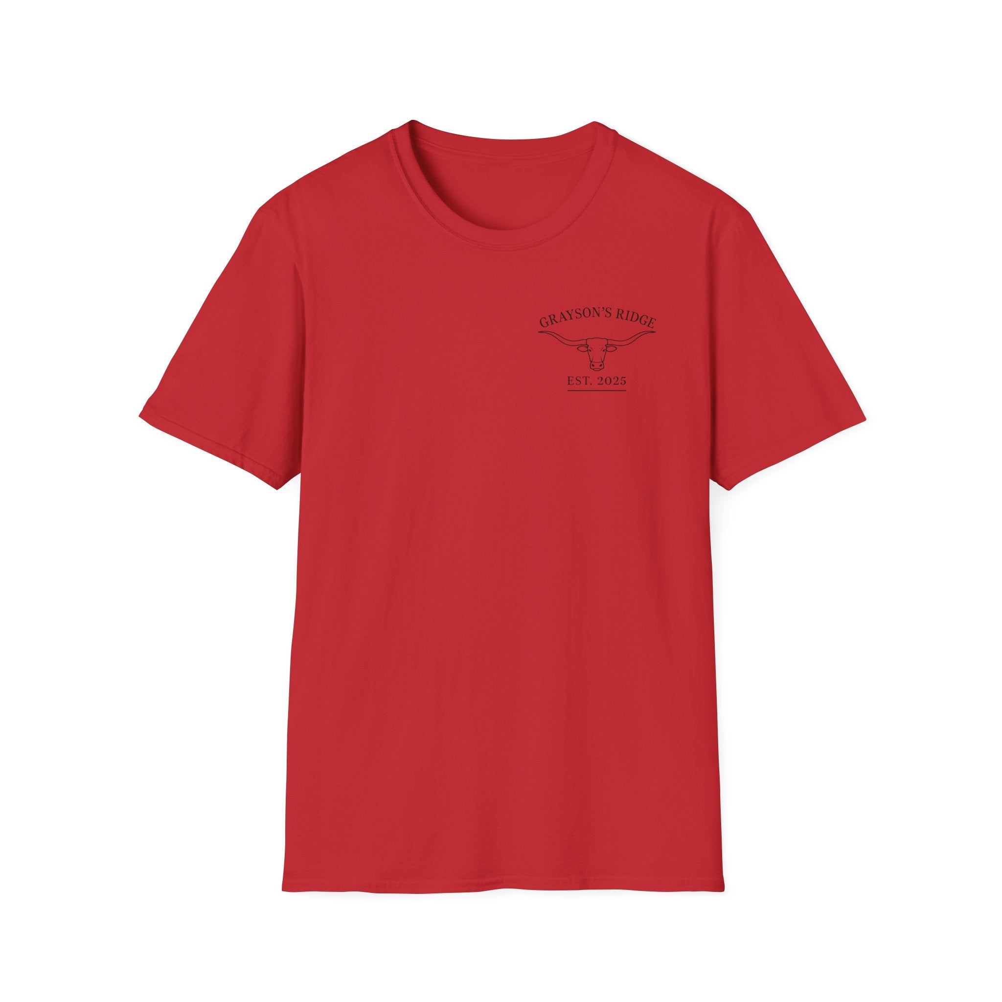 Longhorn Bull Graphic T-Shirt — Rustic Western Ranch Tee