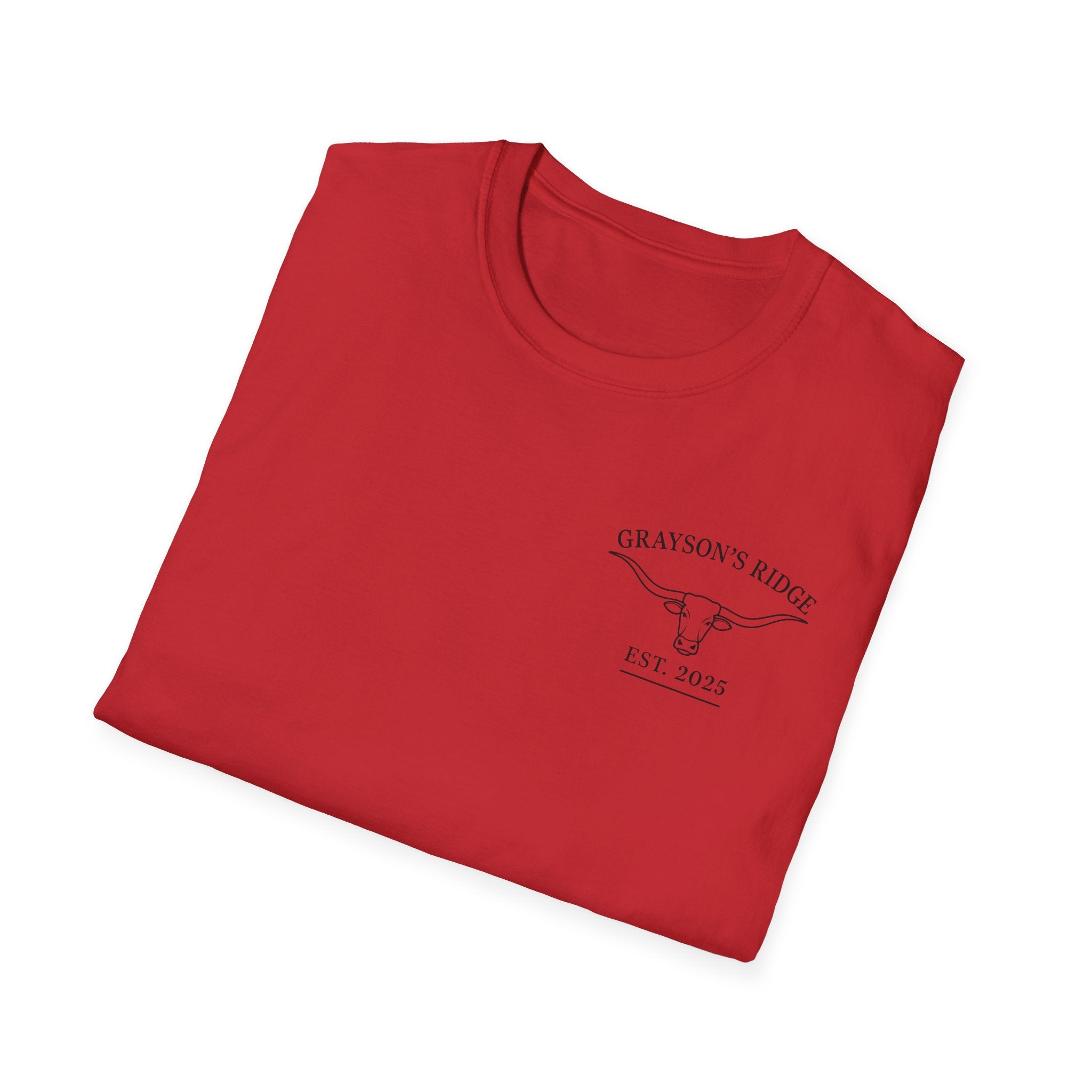 Longhorn Bull Graphic T-Shirt — Rustic Western Ranch Tee