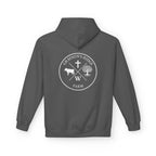 Farm Crest Hoodie – Grey "Grayson’s Ridge Farm" Pullover