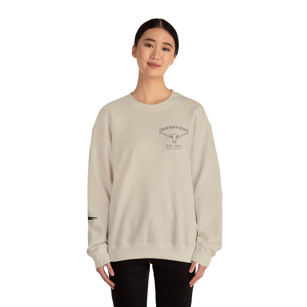 Crewneck Sweatshirt — Grayson’s Farm Vintage Logo (Established 2022)
