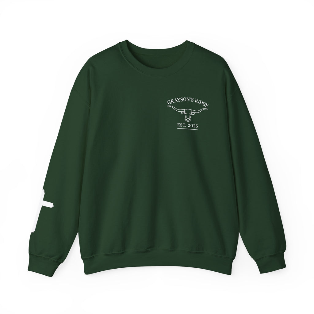 Crewneck Sweatshirt — Grayson’s Farm Vintage Logo (Established 2022)