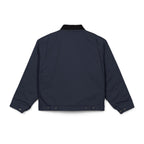 Embroidered Grey Duck Cloth Work Jacket – Durable Men’s Utility Coat